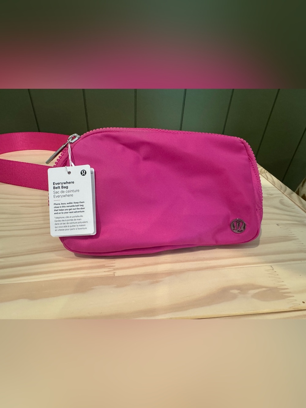 Lululemon Sonic Pink 1L Belt Bag